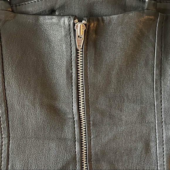 Alexander Wang Leather triangle top mini dress - Picture 12 of 13